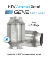 GESI G-Sport 6PK 400 CPSI EPA Compliant 3in Inlet/Outlet GEN2 Ultra High Output Cat Conv Assembly 685230
