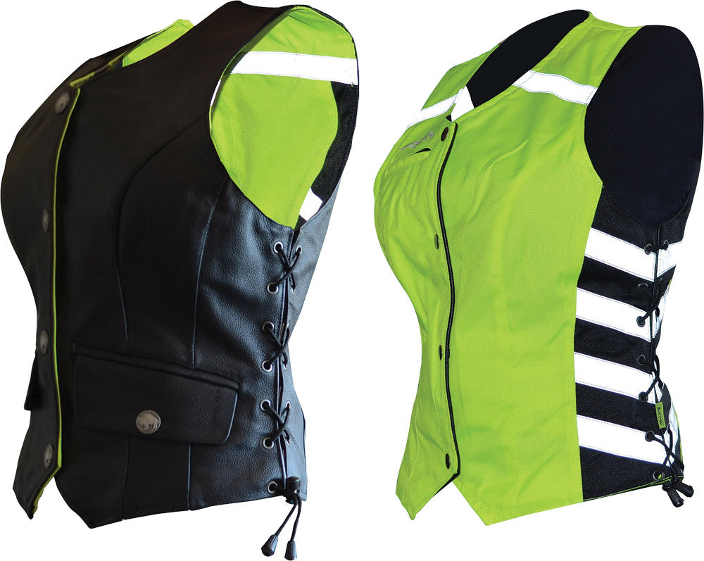 MISSING LINKD.O.C. Reversible Safety Vest Black/Hi-Viz Ladies 2xG2RVWG2