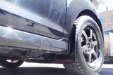 Rally Armor 13-19 USDM Ford Fiesta ST Black UR Mud Flap w/ White Logo MF29-UR-BLK/WH