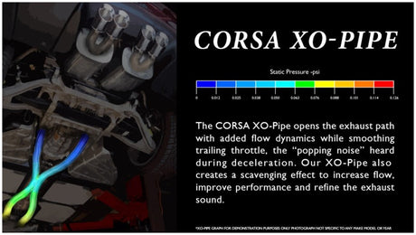 Corsa 09-11 Chevrolet Corvette C6 6.2L V8 XO Pipe Exhaust 14330