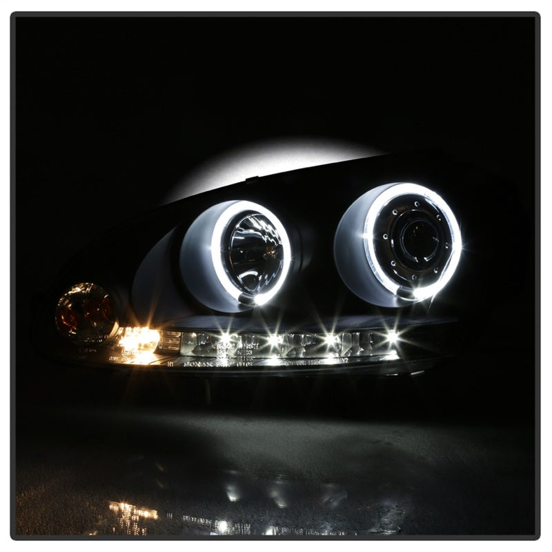 Spyder Volkswagen GTI 06-09/Jetta 06-09 Halogen Model Only - LED Halo DRL Black PRO-YD-VG06-HL-BK 5012098