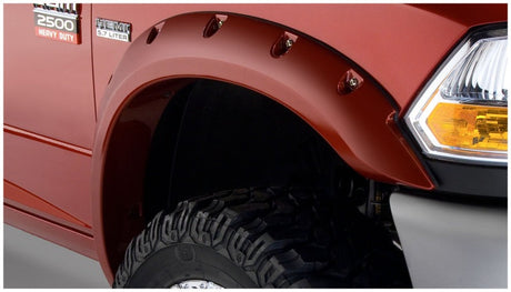 Bushwacker 10-18 Dodge Ram 2500 Fleetside Pocket Style Flares 4pc 76.3/98.3in Bed - Black 50919-02