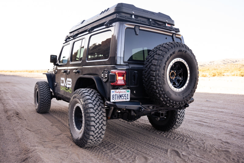 DV8 Offroad 18-23 Wrangler JL Spec Series Rear Bumper RBJL-09