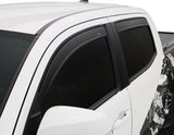 AVS 16-18 Toyota Tacoma Double Cab Ventvisor In-Channel Window Deflectors 4pc - Matte Black 1774036