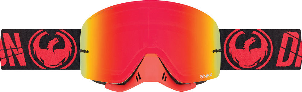 DRAGON Nfx Merge Goggle Flame W/Red Ion Lens 228686429461