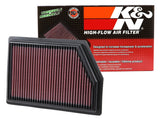 K&N Replacement Panel Air Filter for 2014 Jeep Cherokee 2.4L/3.2L 33-5009