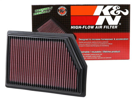 K&N Replacement Panel Air Filter for 2014 Jeep Cherokee 2.4L/3.2L 33-5009