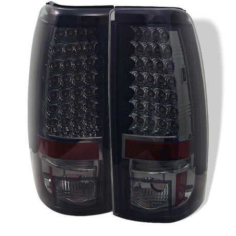 Spyder Chevy Silverado 1500 99-02 (Not Fit Stepside) LED Tail Lights Smke ALT-YD-CS99-LED-SM 5002082