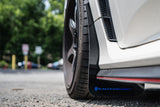 Rally Armor 17-18 Honda Civic Type R (Type R Only) UR Red Mud Flap w/ White Logo MF47-UR-RD/WH