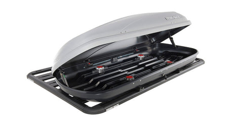 Rhino-Rack Pioneer Accessory Bar (C-Channel) - 54in - 2 pcs - Black 43138B