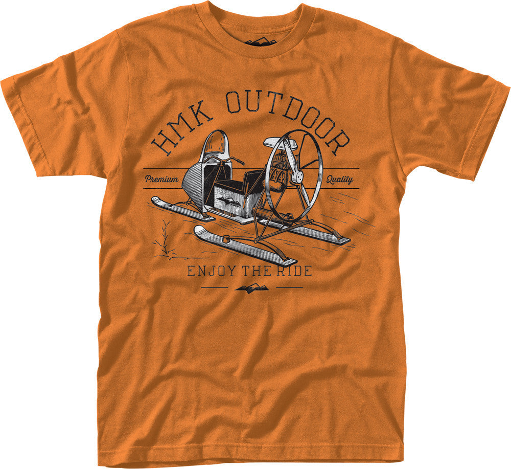 HMK Old School Tee Orange L HM2SSTOLDOL