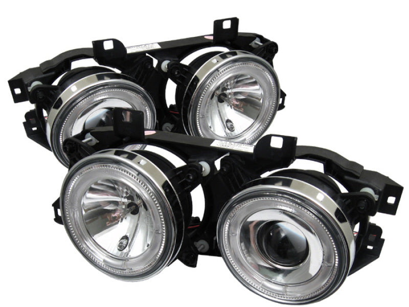Spyder BMW E34 5-Series 89-94 Projector Headlights NO FIT 750 LED Halo Chrm PRO-YD-BMWE34-HL-C 5008732