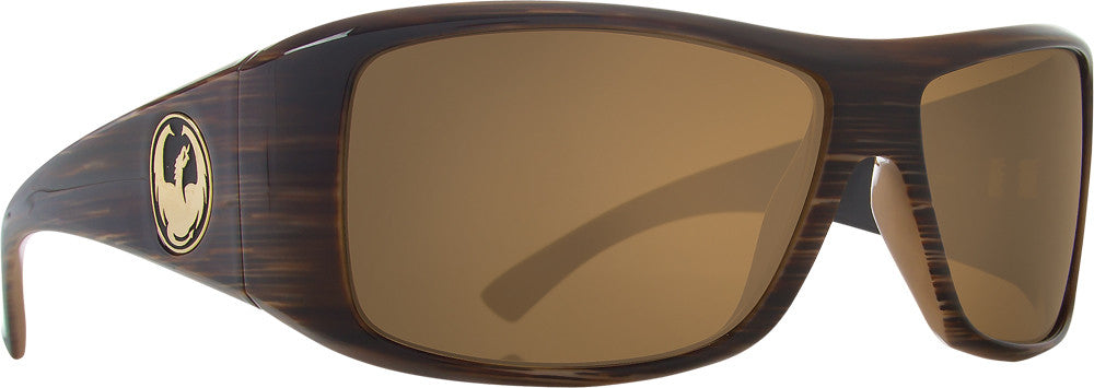 DRAGON Calaca Sunglasses Mocha Stripe W/Bronze Lens 720-1762