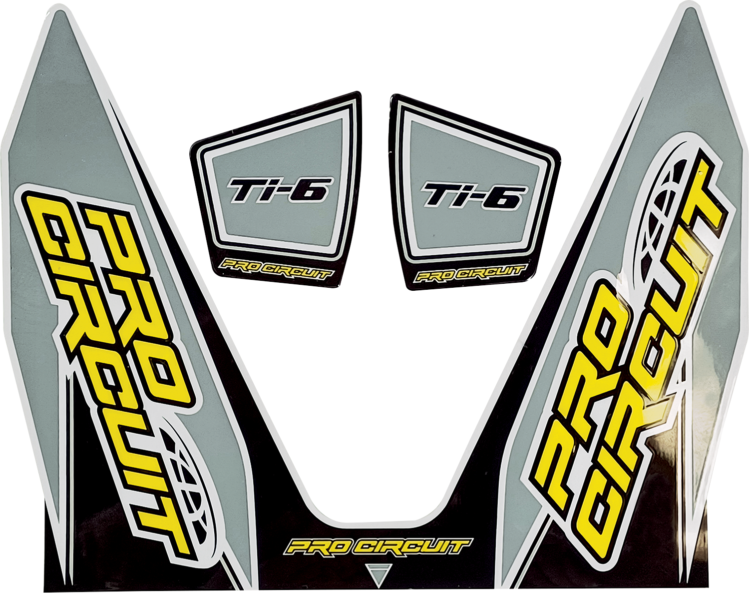 PRO CIRCUIT Ti-6 Decal - Gray DC22TI6-GRAY