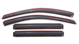 AVS 08-17 Buick Enclave Ventvisor In-Channel Front & Rear Window Deflectors 4pc - Smoke 194657