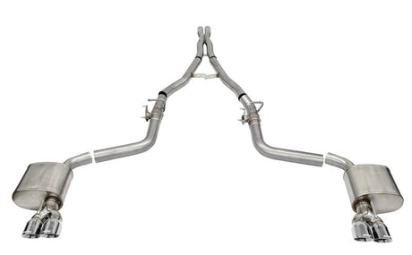 Corsa 15-21 Challenger SRT/Hellcat/Demon/Redeye 2.75in Valved CB DR Exit w/ Twin 3.5in Pol Pro Tips 21070