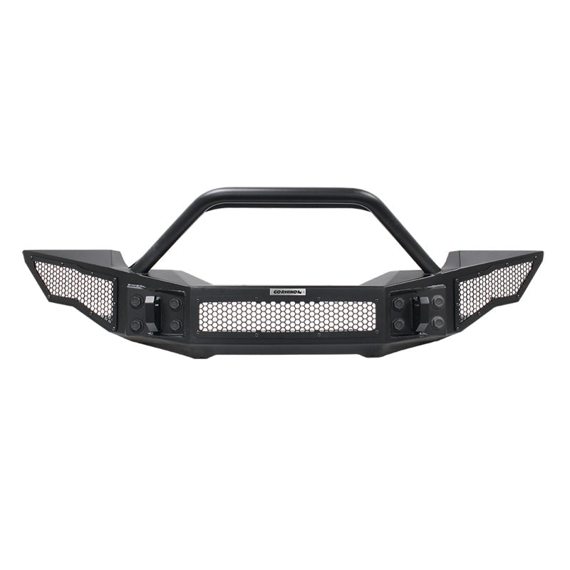 Go Rhino 07-20 Jeep Wrangler JL/JLU/JK/JKU/Gladiator JT Rockline Full Width Bumper w/ Overrider 331201T