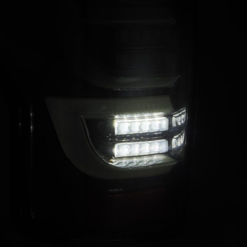 AlphaRex 07-13 Toyota Tundra LUXX-Series LED Tail Lights Alpha-Black 670040