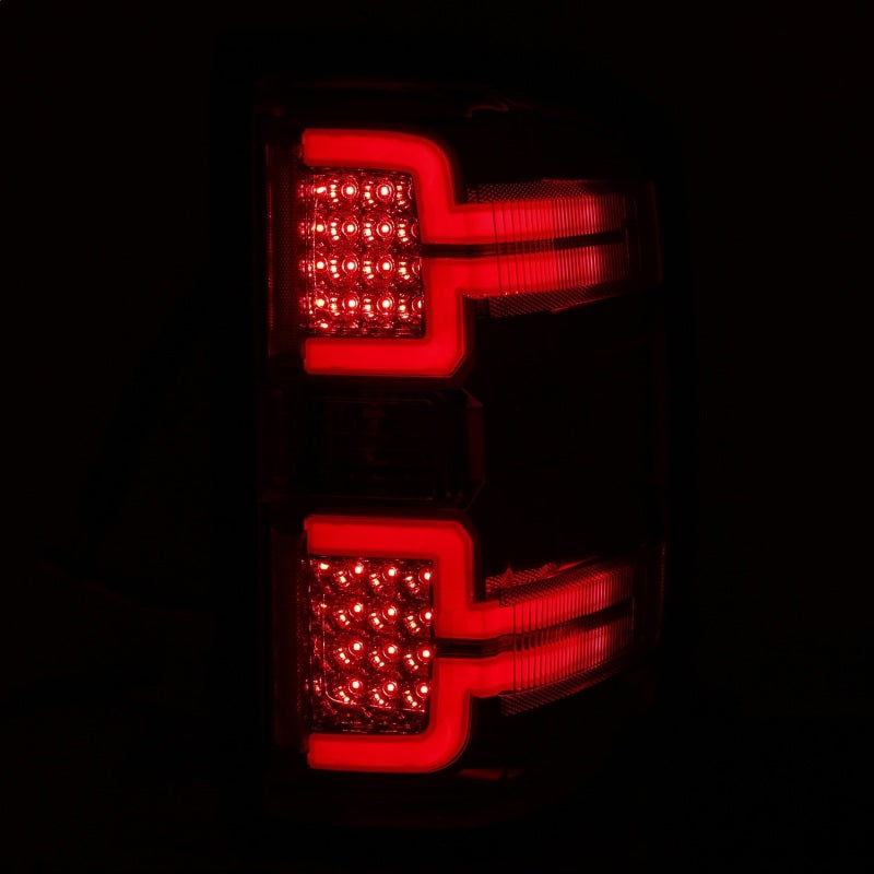 ANZO 2014-2018 Chevy Silverado 1500 LED Taillights Red/Clear 311292
