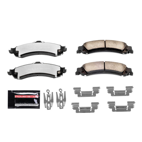 Power Stop 02-06 Cadillac Escalade Rear Z36 Truck & Tow Brake Pads w/Hardware Z36-834