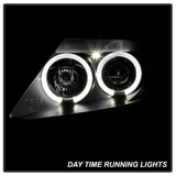 Spyder BMW Z4 03-08 Projector Headlights Halogen Model Only - LED Halo Black PRO-YD-BMWZ403-HL-BK 5029072