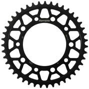 SUPERSPROX Rear Sprocket Steel 43t-520 Blk Hon RFE-1303-43-BLK