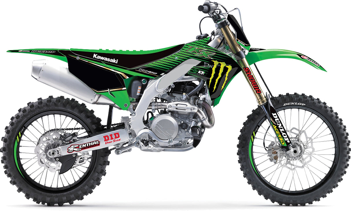 D-COR Graphic Kit 19 Monster Kaw Kx 125/250 10-20-0539