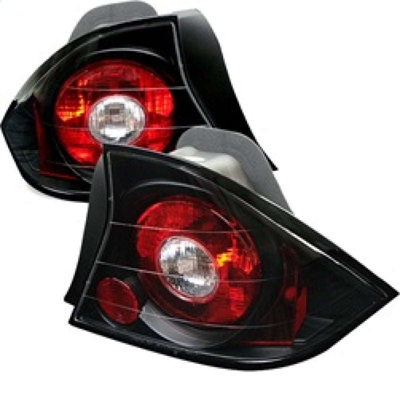 Spyder Honda Civic 01-03 2Dr Euro Style Tail Lights Black ALT-YD-HC01-2D-BK 5004369
