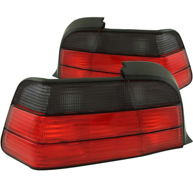 ANZO 1992-1998 BMW 3 Series E36 Coupe/Convertable Taillights Red/Smoke 221199