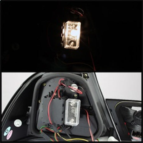 Spyder BMW E46 00-03 2Dr Coupe Light Bar LED Tail Lights Blk ALT-YD-BE4600-LBLED-BK 5073815