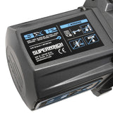 Superwinch 12000 LBS 12V DC 3/8in x 85ft Wire Rope SX 12000 Winch - Graphite 1712200
