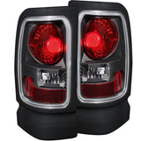 ANZO 1994-2001 Dodge Ram Taillights Black 211048