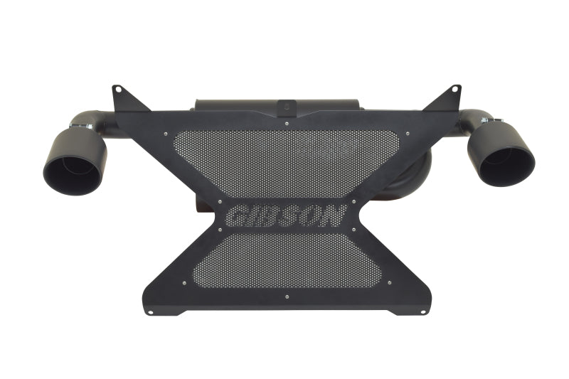 Gibson 17-20 Can-Am Maverick X3 Turbo Base 2.25in Dual Exhaust - Black Ceramic 98034