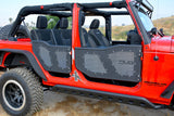 DV8 Offroad Aluminum Mesh Inserts For Rear JK Rock Doors RDSTTB-RMS