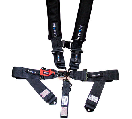 NRG SFI 16.1 5PT 3in. Seat Belt Harness / Latch Link - Black SBH-5PCBK
