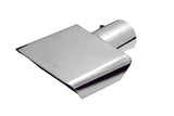 Gibson Rectangle Sport Tip - Center - 6x2.75in OD/2.5in Inlet/9.5in Length - Stainless 500432