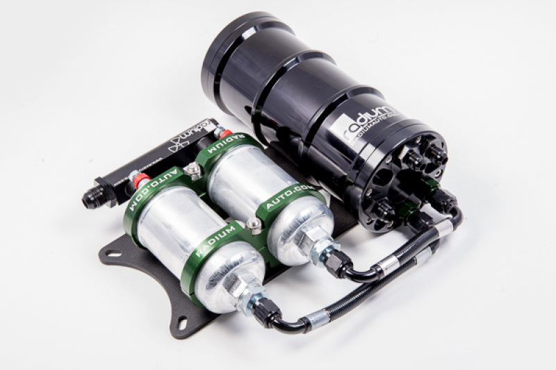 Radium Engineering Dual External Bosch 044 Horizontal Fuel Surge Tank (Pumps Not Incl) 20-0052-00