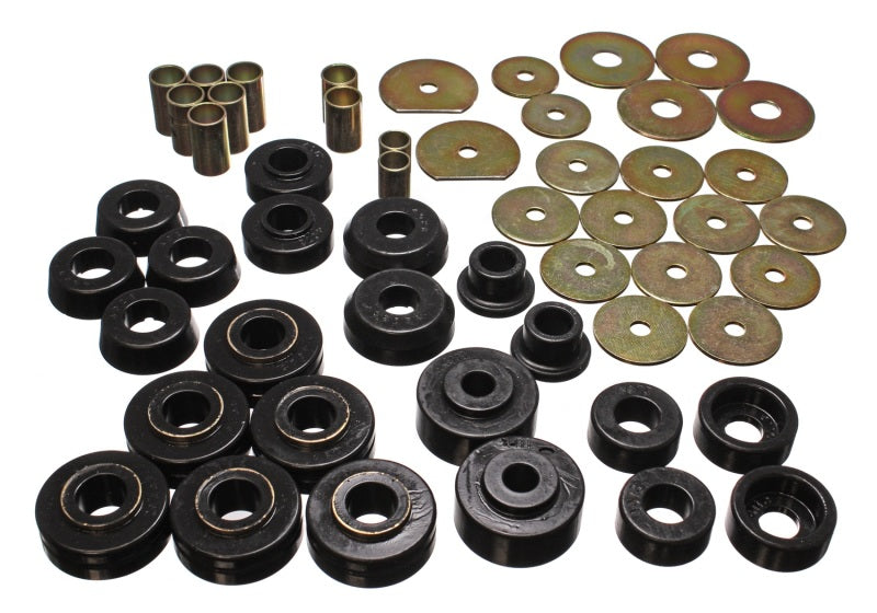 Energy Suspension Chevy Body Mounts - Black 3.4138G