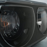 ANZO 2008-2014 Dodge Challenger Crystal Headlights Black 121526