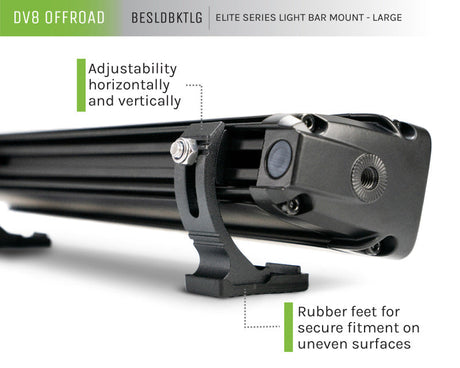 DV8 Offroad Elite Series Light Bar Mount - Large BESLDBKTLG