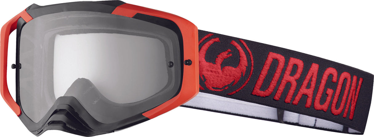 DRAGON Mxv Max Goggle Red W/Clear Lens 358736024402