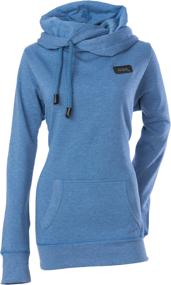 DSG Side Tie Hoodie Heather 2x Navy 97331