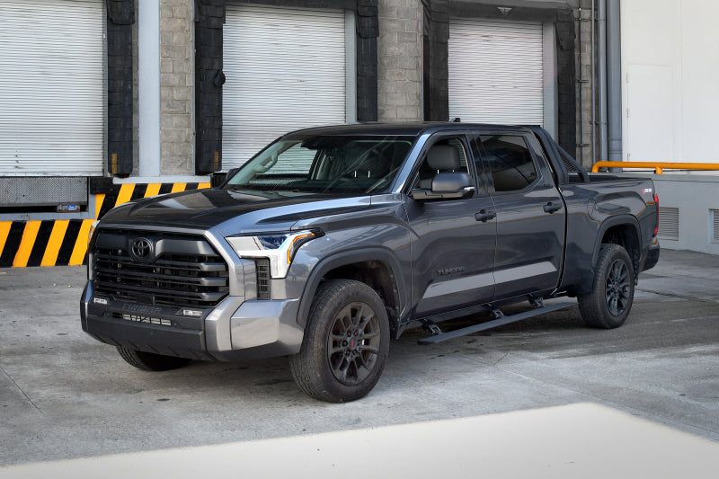 Go Rhino 22-23 Toyota Tundra CrewMax Cab 4dr E-BOARD E1 Electric Running Board Kit - Tex. Blk 20443587PC