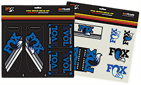 FOX Float Evol Heritage Decal Kit (Blue) 803-00-930