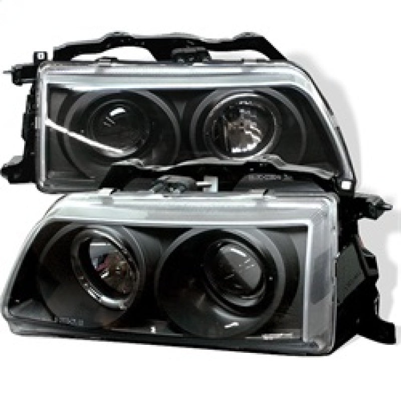 Spyder Honda Civic 90-91/CRX 90-91 Projector Headlights LED Halo Blk PRO-YD-HC90-HL-BK 5010827