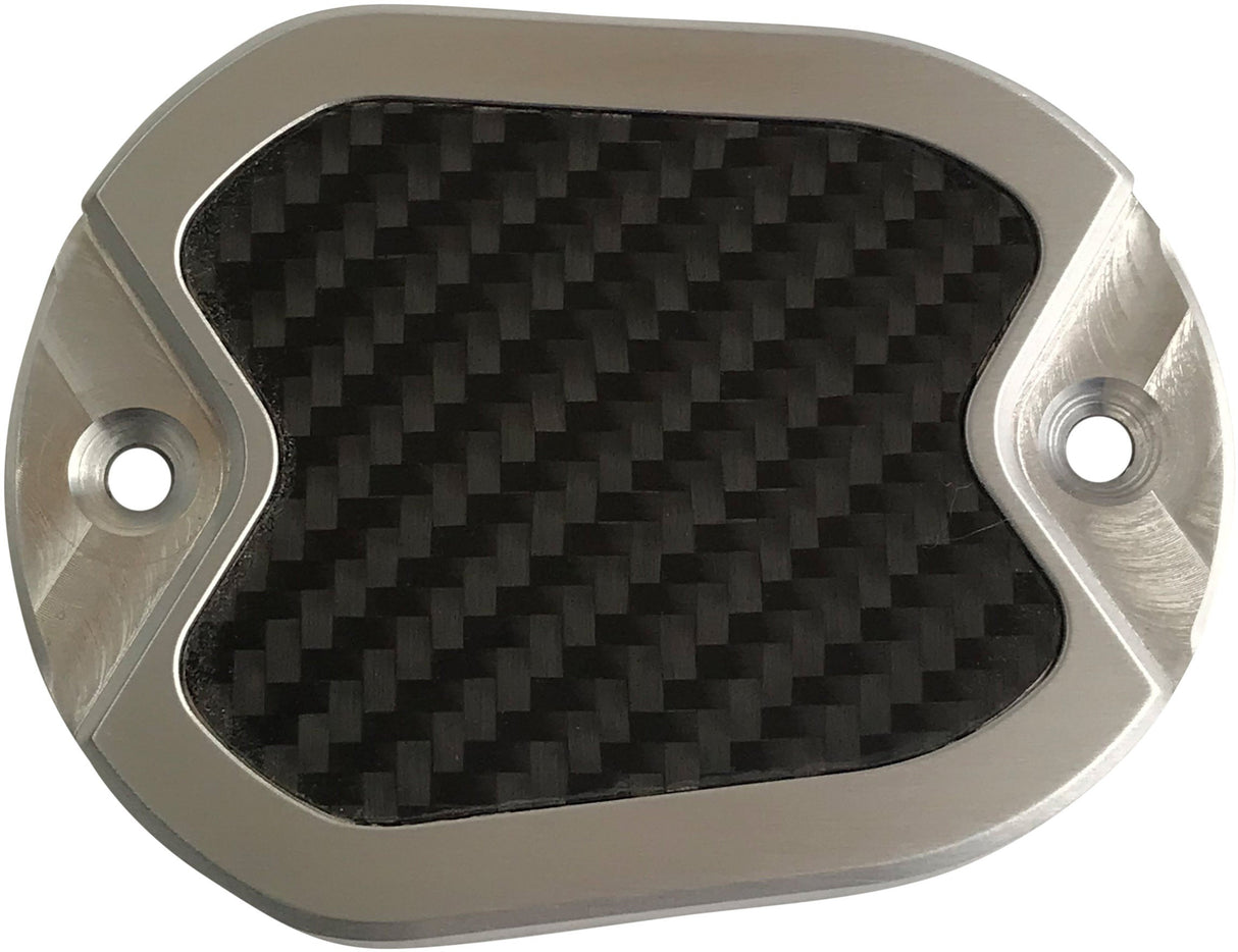 BRASS BALLS Master Cyl Cover Carbon Natural Xl 04-17 BB08-217