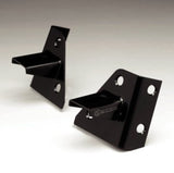 KC HiLiTES 86-95 Jeep YJ Windshield Hinge Light Mount Bracket Set (Pair) - Black 7321