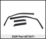EGR 15+ Ford F150 Super Cab In-Channel Window Visors - Set of 4 (573471) 573471