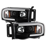 Spyder Dodge Ram 1500 02-05/Ram 2500/3500 03-05 High-Power LED Headlights - Black PRO-YD-DR02V2PL-BK 5088079