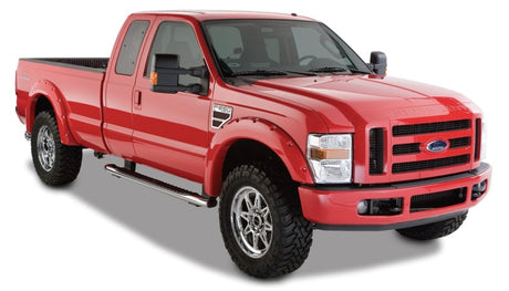 Bushwacker 08-10 Ford F-250 Super Duty Styleside Pocket Style Flares 4pc 81.0/96.0in Bed - Black 20917-02